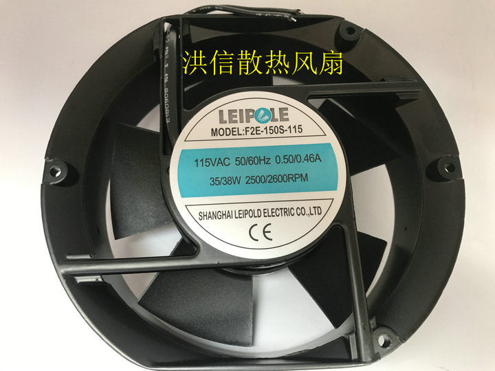 1PC LEIPOLE F2E-150S-115 115V 0.50/0.46A 35/38W Cooling Fan