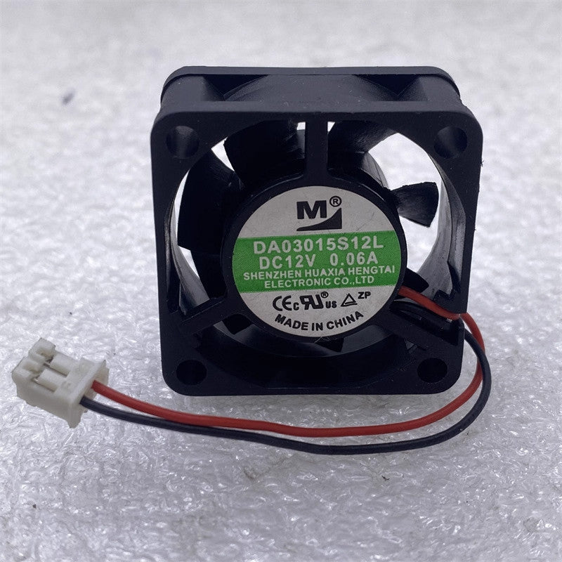 M DA03015S12L DC12V 0.06A 3015 3CM 2-Wire Cooling Fan