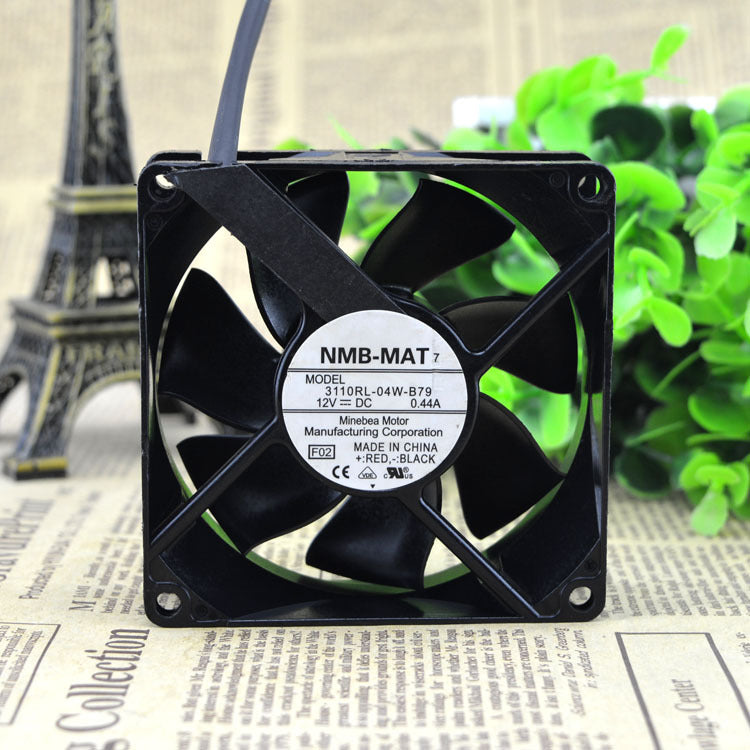NMB 3110RL-04W-B79 Fan DC 12V 0.44A 80*80*25mm 3-Pin CASE COOLING FAN