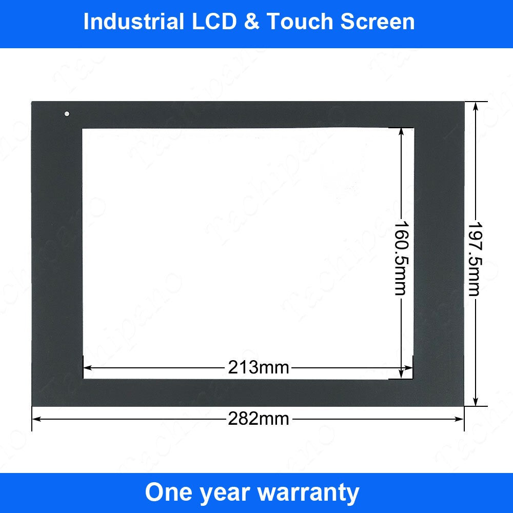 Touch Screen Panel for 2711R-T10T PanelView 800 with Protective Film Overlay