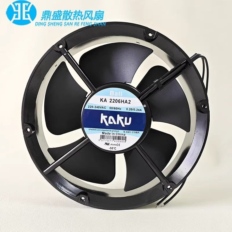 KAKU KA2206HA2 22060 220V-240V 0.20/0.24A Axial cooling fan
