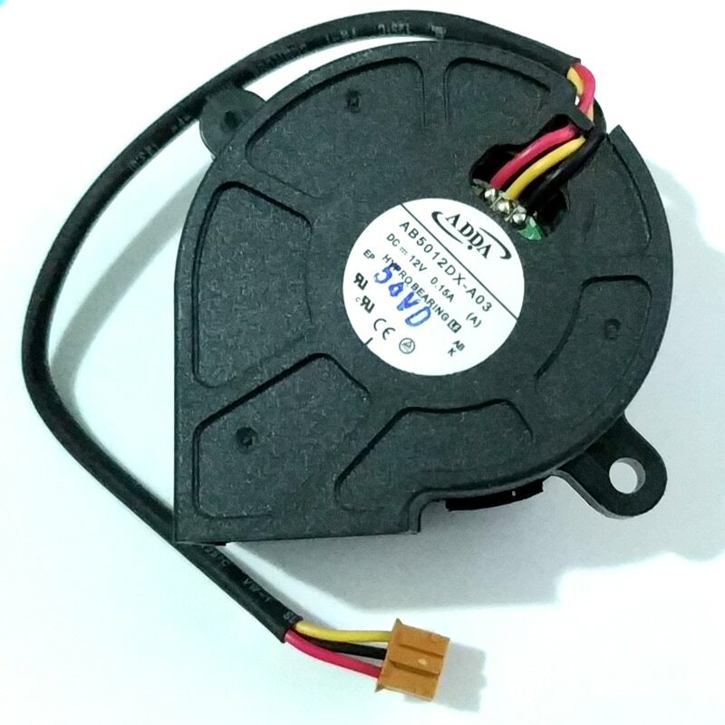 1PC ADDA AB5012DX-A03 12V 0.15A 5020 3-wire projector turbo cooling fan