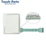 For 2711-T6C20L1 with Front Overlay Touch Screen Glass Panel 2711-T6C12L1