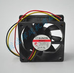 2PCS Original KDE1206PTV1 6025 6cm DC 12V 1.8W 3-wire Speed Cooling Fan