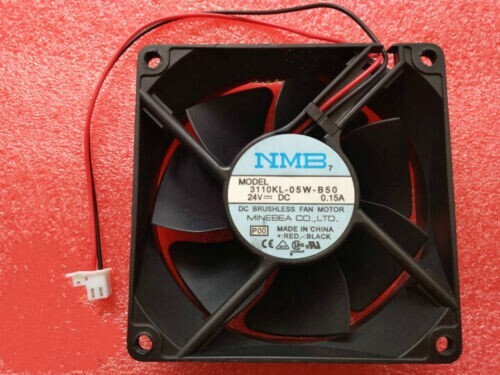 NMB 8025 8CM 3110KL-05W-B50 24V 0.15A 2-wire Inverter Cooling Fan