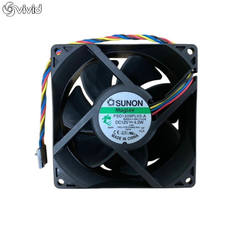 1pcs SUNON PSD1209PLV2-A 9cm 9032 90mm DC 12V 4.2W 4 -wire Fan WC236-A00