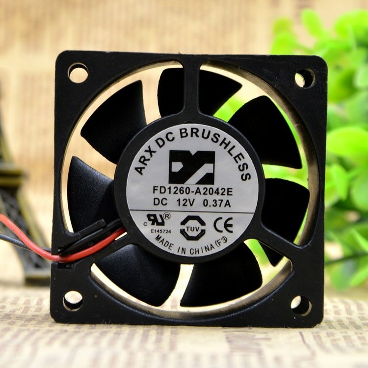 ARX FD1260-A2042E 12V 0.37A 6025 6CM Motor protection cooling fan