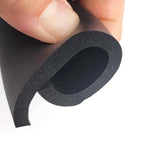 1M 39 Inch Lagging Sponge Foam Insulation Pipe Handle Bars Rubber Tube Fitness