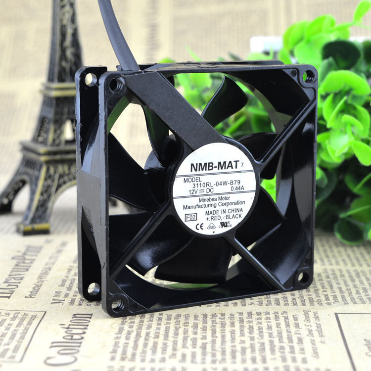 NMB 3110RL-04W-B79 Fan DC 12V 0.44A 80*80*25mm 3-Pin CASE COOLING FAN
