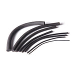 Sponge Cord Black Foam EPDM Rubber Gasket Trim Seal 2mm 5 6 7 8 9 10 12 14~20mm