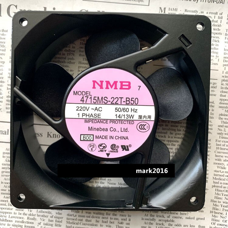 NMB 4715MS-22T-B50 Fan 120*120*38mm 220V 14/13W