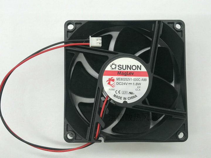SUNON ME80252V1-000C-A99 DC24V 1.8W 8025 8CM Inverter Cooling Fan