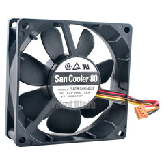 9A0812EG403 8cm 80mm 80x80x25mm DC12V 0.38A 4Pin Dual ball bearing cooling fan