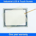 Touch Screen Panel Glass PanelView Plus 7 2711P-T15C21D8S-A + Overlay Film