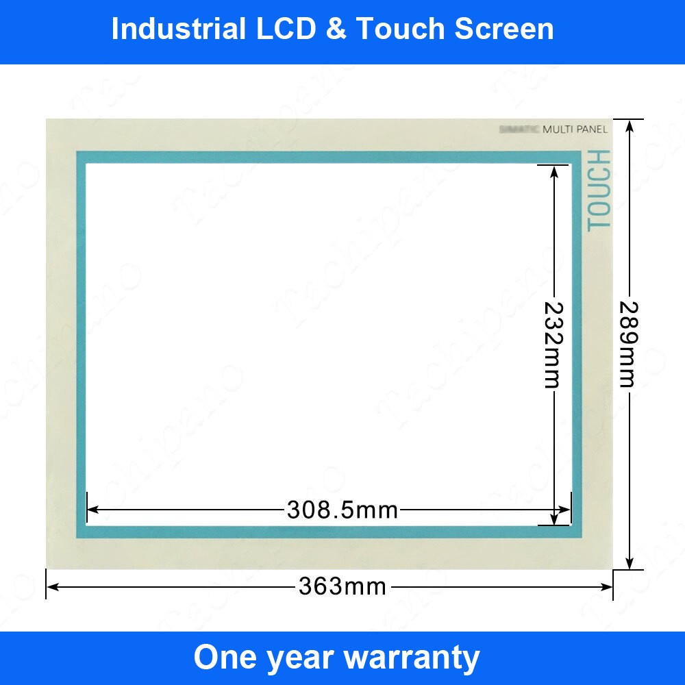 6AV6545-0DB10-0AX0 Touch Screen for 6AV6 545-0DB10-0AX0 MP370 15 with Overlay