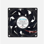 RUNDA RD9238B24M-S DC24V 0.58A 9cm 2-wire cooling fan
