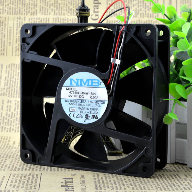 NMB 4715KL-04W-B49 12V 0.9A 120*120*38mm 3-Pin CASE COOLING FAN