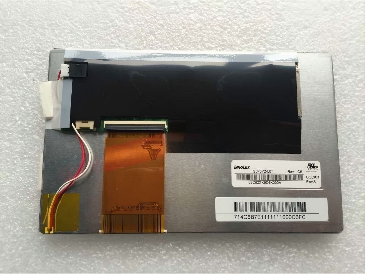 7" inch G070Y2-L01 LED LCD display screen for Innolux LCD Panel 800*480 20 pins