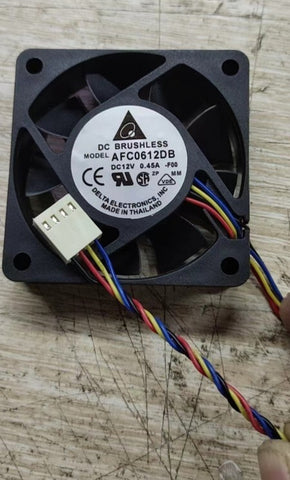 for AFC0612DB-F00 60x60x15mm Cooling Fan 7200 RPM 47.5 dBA PWM 4-pin