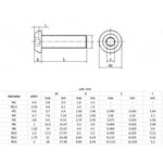 Stainless M4*5mm-80mm Button Head Socket Cap Screws Hex Drive Allen Bolts