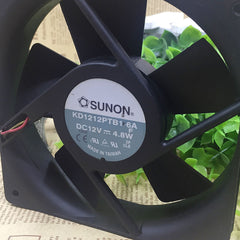 SUNON KD1212PTB1-6A DC 12V 4.8W 12025 12CM 2-wire case cooling fan