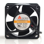 Y.S.TECH FD126025EB 60*60*25MM 6CM 12V 0.42A 2Pin Cooling Fan