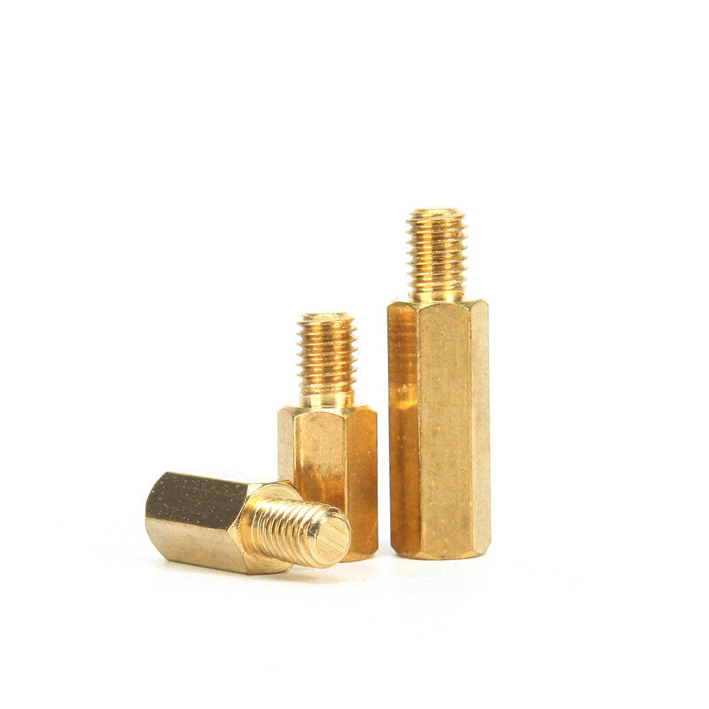 M3 Male to Female Standoff PCB Threaded Spacers Hex Hexagonal Brass 4mm - 60mm