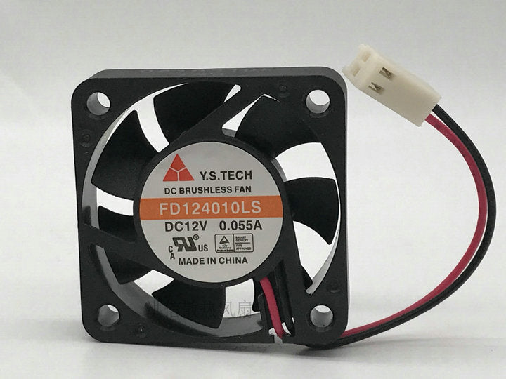 Y.S.TECH 4010 FD124010LS DC12V 0.055A 4CM 2-wire ultra-quiet cooling fan