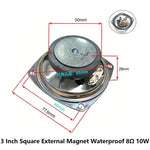 3 Inch 4Ω 8Ω 16Ohm 1W 2W 3W 5W 10W 20W Full-range Speaker Loudspeaker Waterproof
