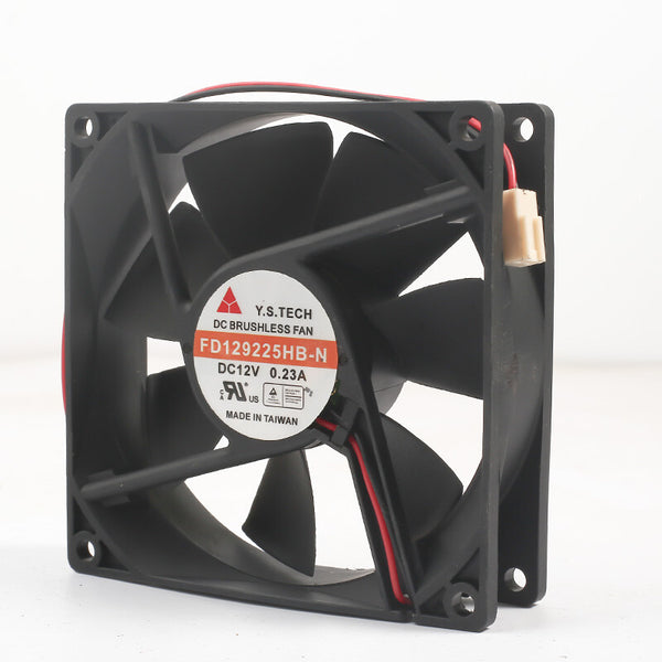 1PCS Y.S.TECH FD129225HB-N fan DC12V 0.23A 90*90*25mm 2pin