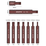 Torx Impact Screwdriver Bit T20 T25 T30 T40 T45 T50 T55 Insert Bit 30mm/75mm