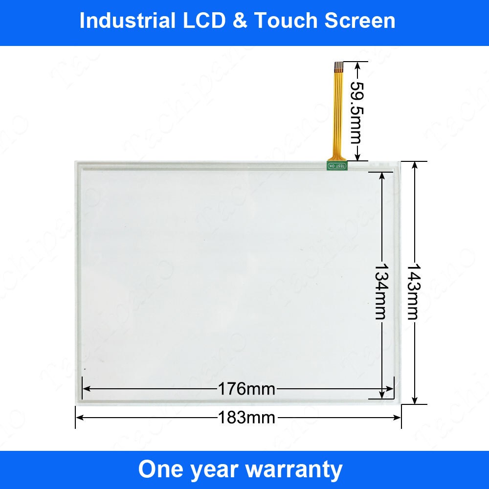 GT1265-VNBD New Touch Screen for GT1265VNBD Mitsubishi Panel with Front Overlay
