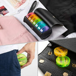Weekly Pill Box 14-Compartment Color Plastic Pill Case Dispenser for Travel
