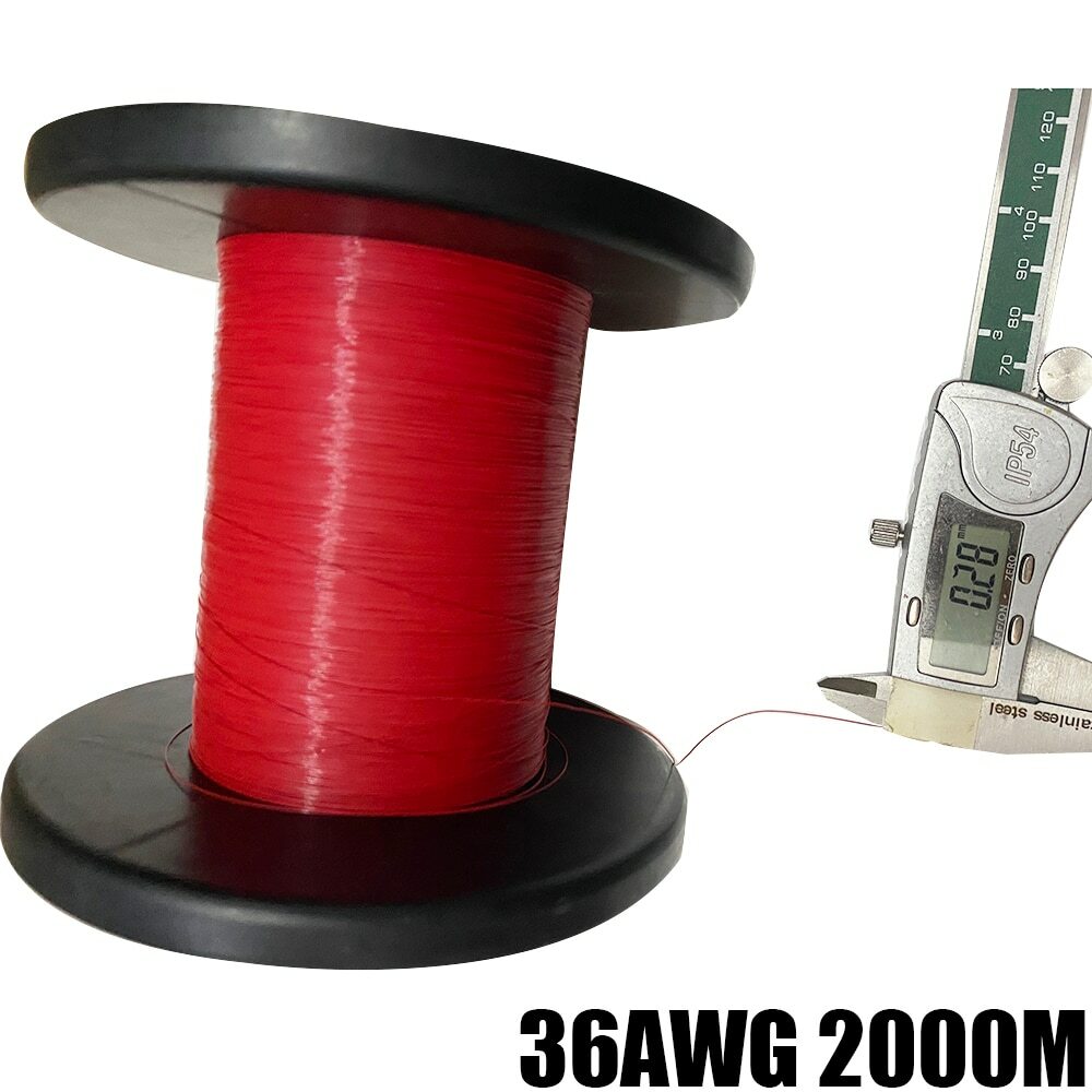 5M UL10064-36AWG ultra-fine wire Dia 0.28mm electronic High Temp Hook Up Wire