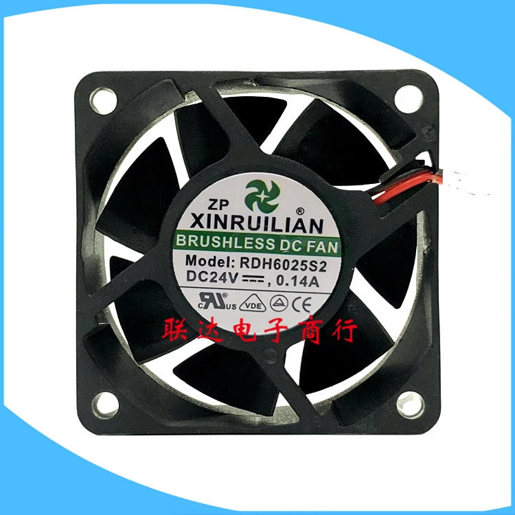 XFAN RDH6025S2 24V 0.14A 6CM 6025 inverter cooling fan