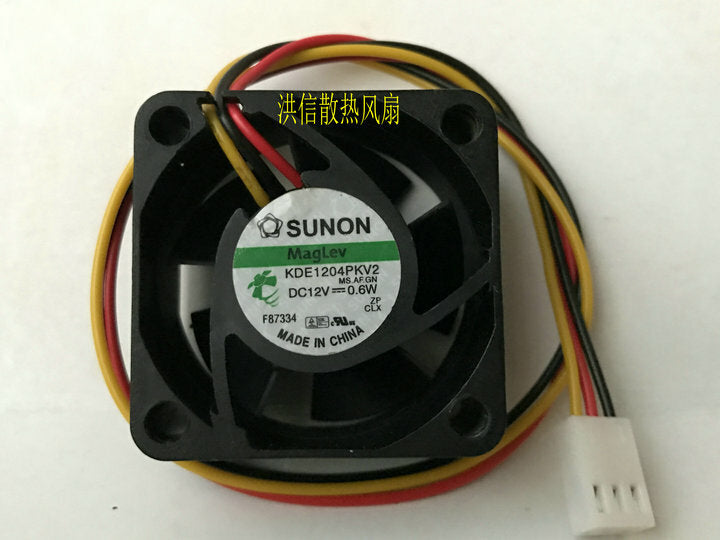 Sunon 4020 KDE1204PKV2 DC12V 0.6W 4cm mute cooling fan
