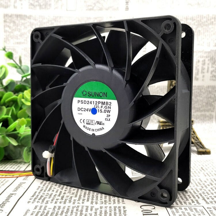 SUNON PSD2412PMB2 12038 24V 15W 12CM HIGH AIR VOLUME SIEMENS INVERTER FAN