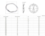 M3-M41-2/5/10/30PCS 304 Stainless Steel Three Wave Washers Spring Washer