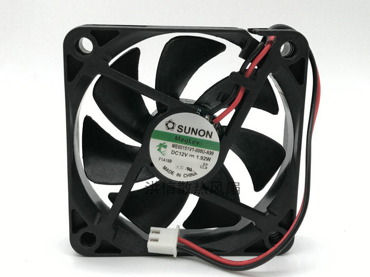 SUNON ME60151V1-000U-A99 6015 12V 1.92W 60mm power cooling fan 2pin