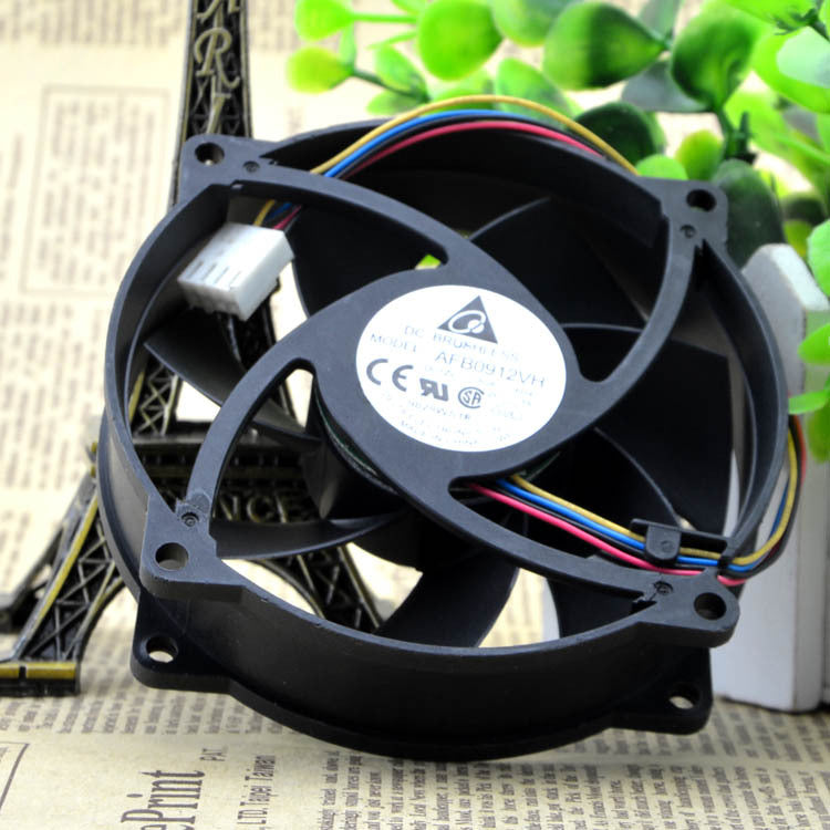 Delta AFB0912VH 92mmx80mmx25mm 4Pin DC Brushless Cooler Cooling Fan 12V 0.60A