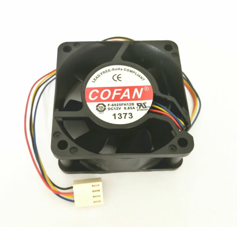 COFAN 6CM 12V 0.85A F-6025FH12B 4-wire 4P cooling fan