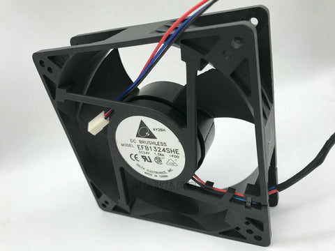 DELTA EFB1324SHE 127*127*38MM 12.7CM DC24V 1.38A 3Pin Cooling Fan