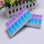 7 Days Weekly pill case 14 Grids pill storage organizer convenient pill case