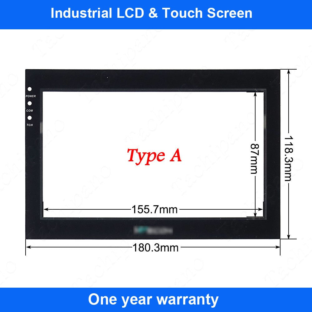 Touch Screen for WECON LEVI777T-V LEVI777T-N 7inch with Protective Film