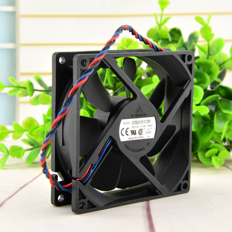 DELTA DSB0912M 92*92*25mm 12V 0.19A 3pin Case Cooling Fan
