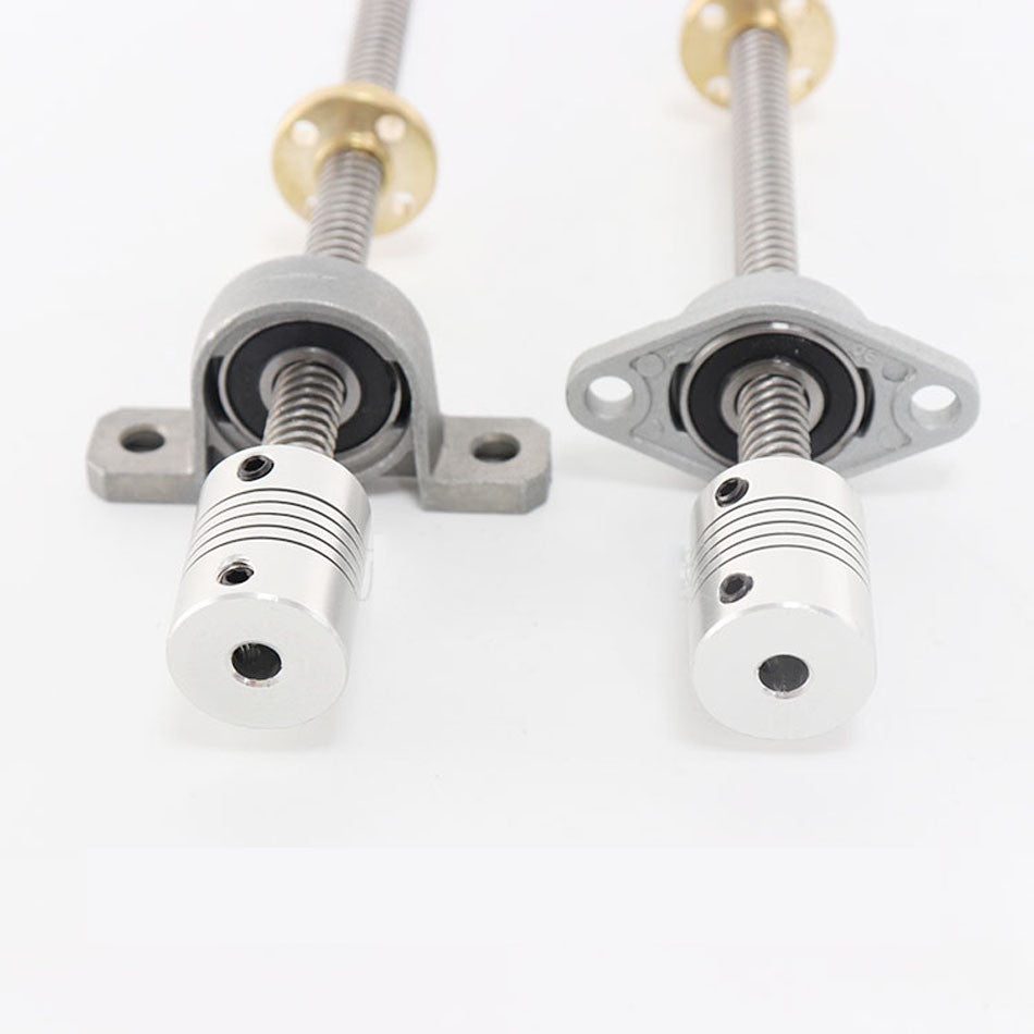 1pc T8 Trapezoidal Lead Screw Nut Pillow Bearing & Coupling For CNC 3D Printer