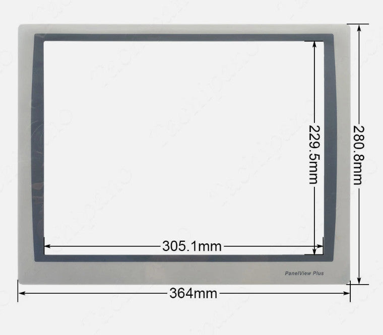 2711P-T15C22A9P-A Touch Screen for 2711P-T15C22A9P SER A + Protective Film 5pin