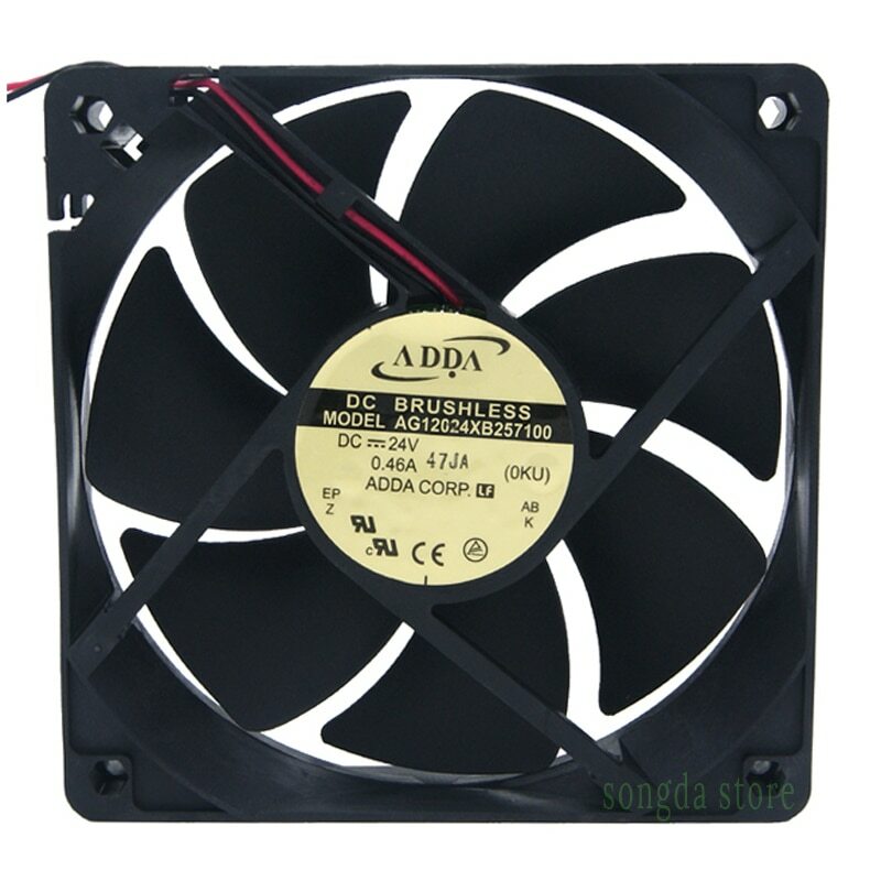 ADDA AG12024XB257100 12025 12CM 24V 0.46A electric welding machine cooling fan