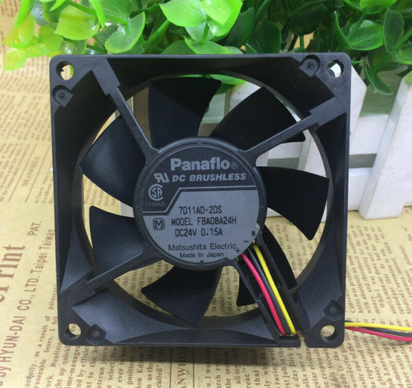 1PCS FBA08A24H 8025 24V 0.15A inverter cooling fan 8CM