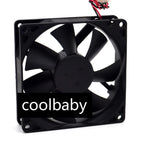 2pcs XINRUILIAN RDL9025S silent fan 92x92x25mm 12v 0.16A 2pin server cooling fan